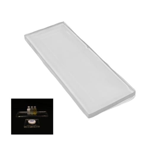 Bandeja Rectangular para Productos de Cortesía Ventura Collection, Transparente